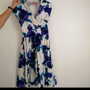 SOLD. Pinup Couture Vintage floral dress